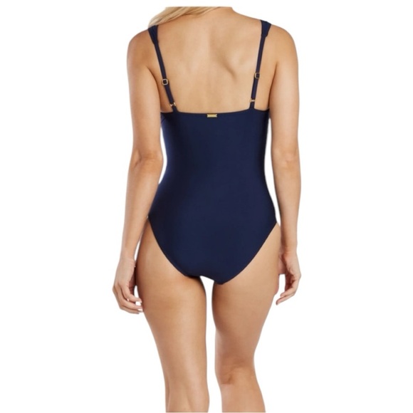 Helen Jon Olivia Navy One Piece Swimsuit Size S - Picture 2 of 16